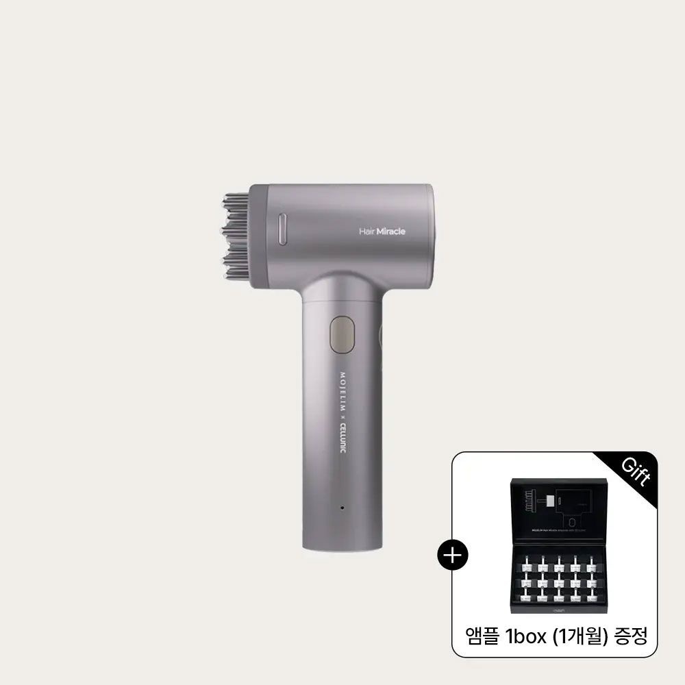 공식몰 하단 확인 <b>세라젬</b> [<b>세라젬</b> 셀루닉X모제림] 탈모 두피 집중 케어 관리기 헤어미라클 +앰플 증정