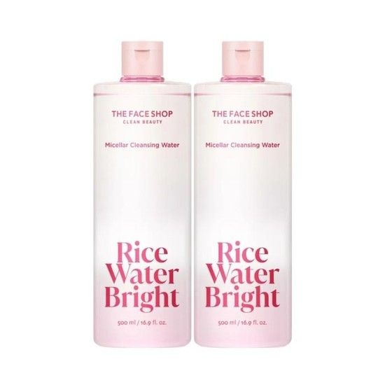 더페이스샵 미감수 브라이트 미셀라 클렌징 워터 500ml x 2개 (53670009)