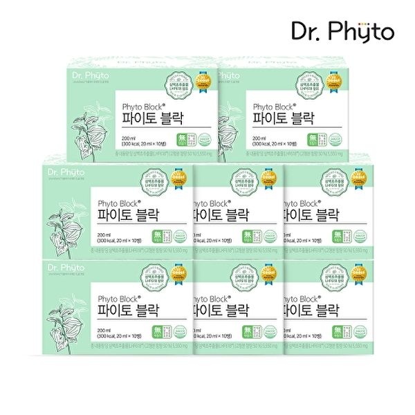 [(주)네이처텍][닥터파이토][M][정상가 300,000원 단 하루 특가]닥터파이토 파이토블락 삼백초 추출물 8박스 (80회분)