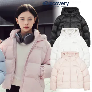 디스커버리 키즈 DKDJ78056 여아 샤일로 다운 숏패딩