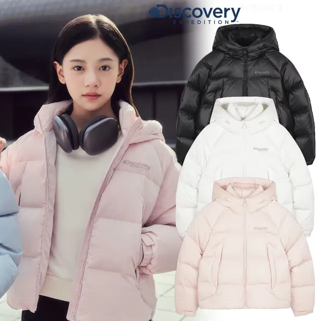 디스커버리 키즈 DKDJ78056 여아 샤일로 다운 숏패딩