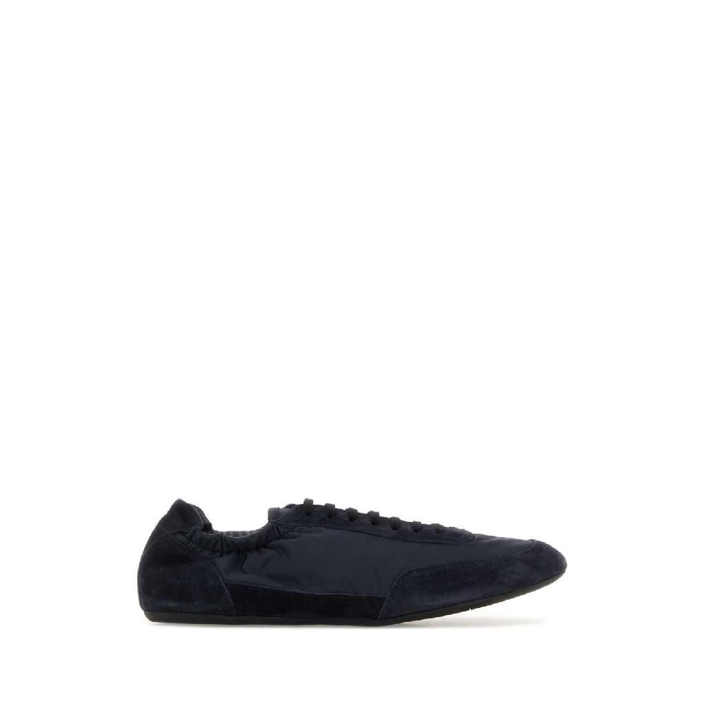 프라다 [해외] 프라다 2EG479FG001D7C F0008 Navy blue nylon and suede sneakers