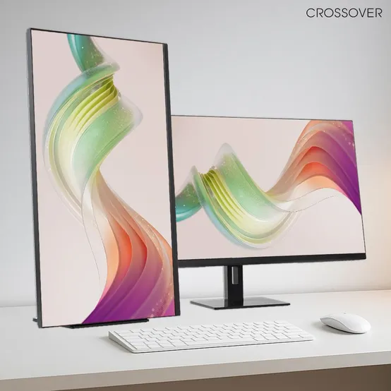 크로스오버 32QF240G Fast-IPS 400CD 81cm QHD 240Hz 피벗 게이밍 컴퓨터 모니터 무결점
