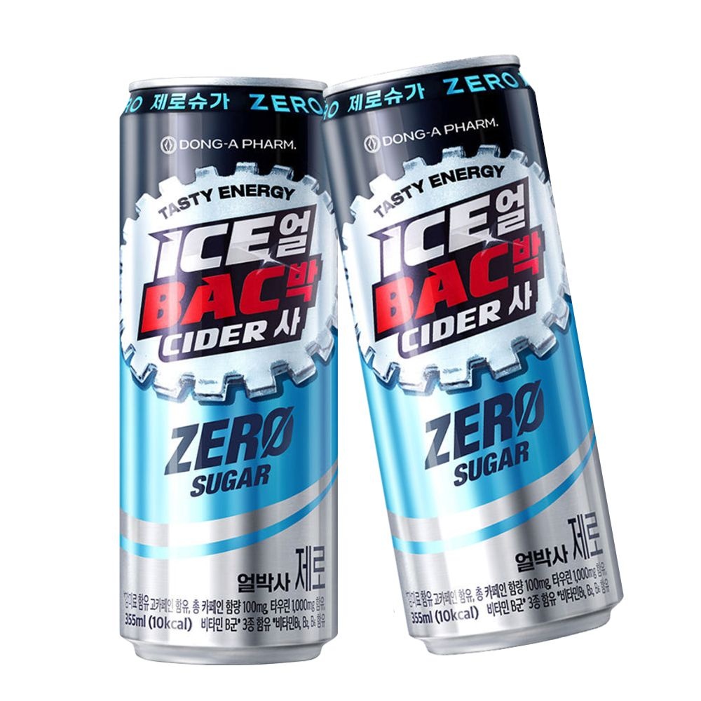 박카스 동아제약 얼박사 제로 355ml x 24캔 얼음 박카스 사이다