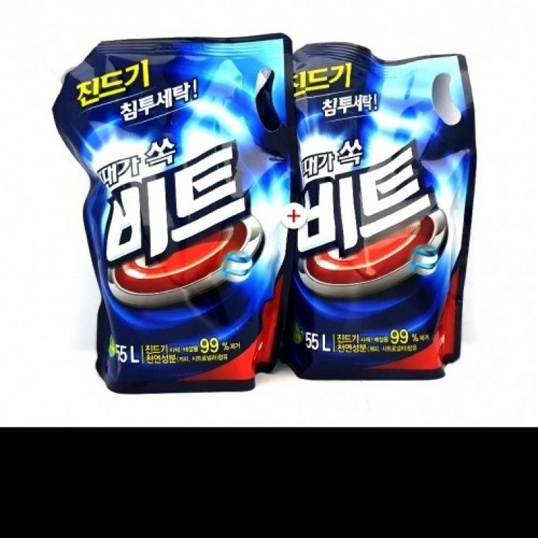 드럼용 액체세제 세탁 비트 일반 1.55킬로X2개입 액체