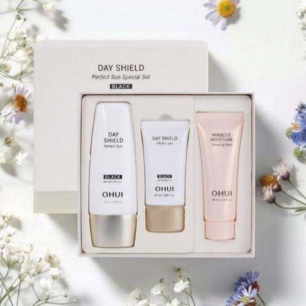 오휘 데이 쉴드 퍼펙트 선 블랙 50ml+30ml(SPF50+) 기획세트