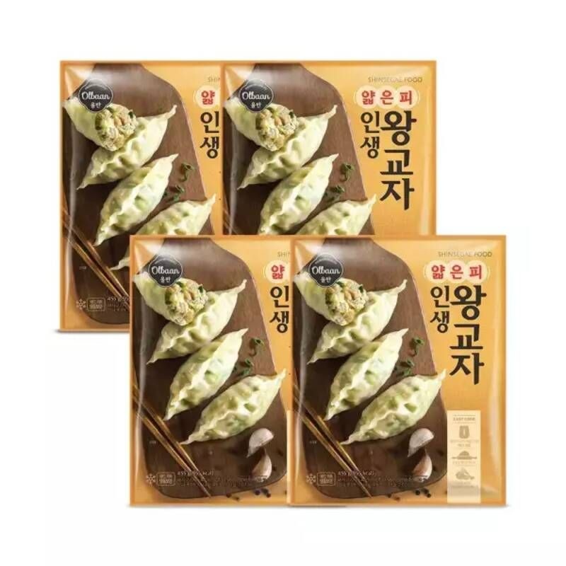 신세계푸드 얇은피 인생왕교자 455g x 4팩