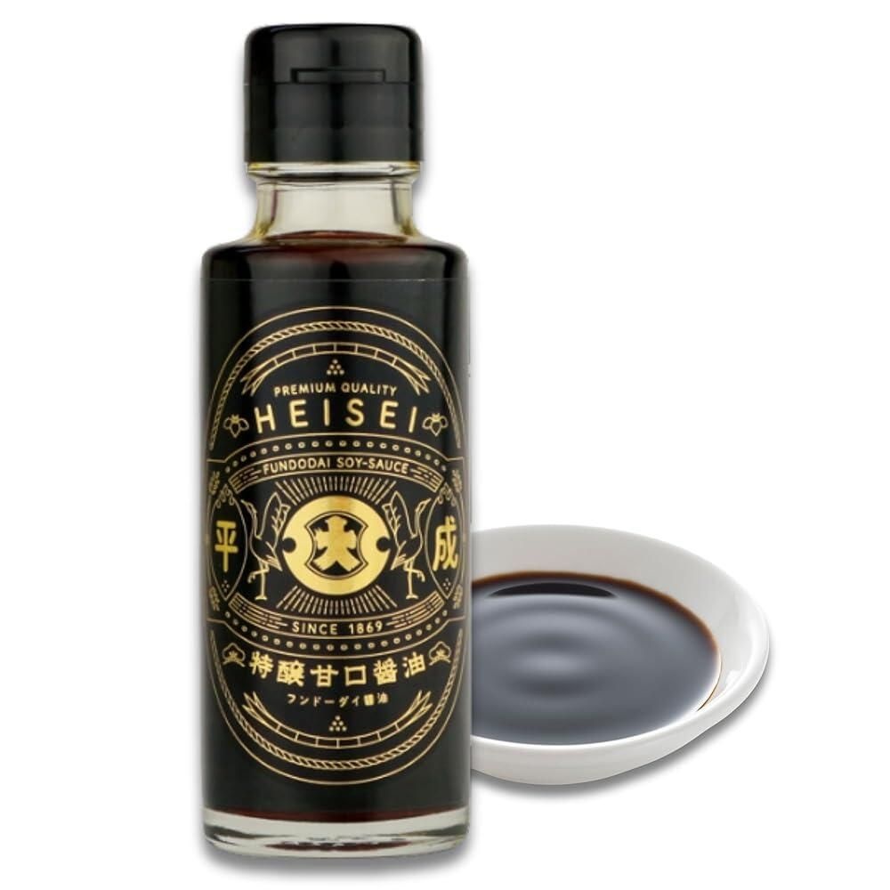 Fundodai [해외] Fundodai HEISEI 간장 – 프리미엄 스위트 정통 일본 맛 규슈 콩과 밀로 제작 제품 100ml3.38온스 [호환]