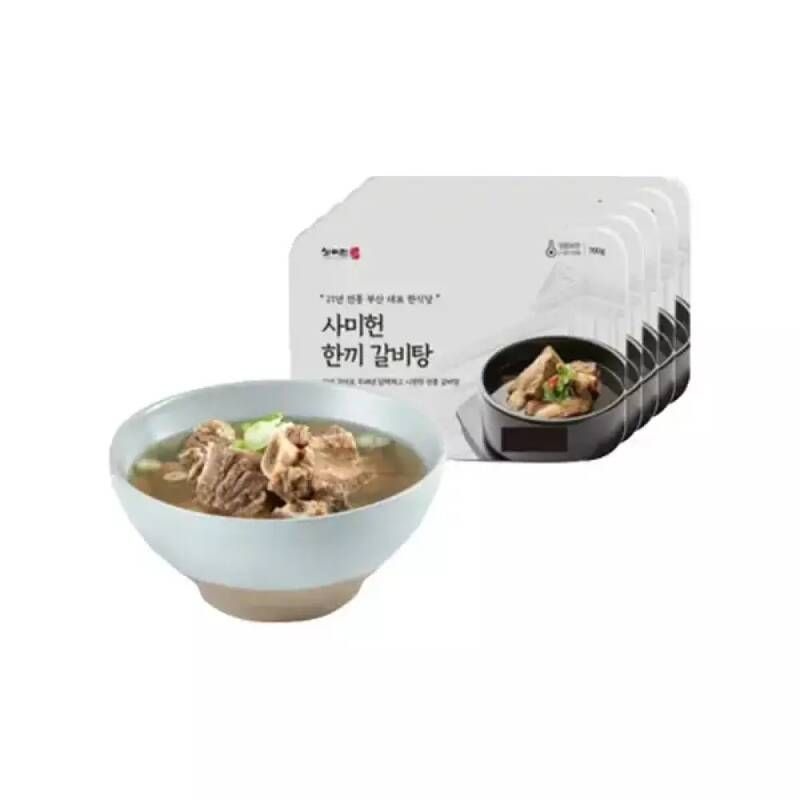 사미헌 한끼갈비탕 700g, 4개