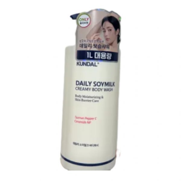 대용량보습샤워 쿤달 데일리 소이밀크 크리미 바디워시 멜로우바닐라 1000ml