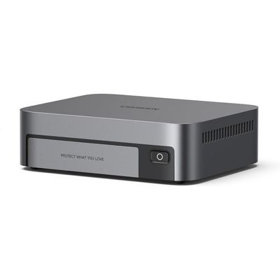 UGREEN NAS DXP4800プラス4ベイデスクトップNAS、Intel Pentium Gold 8505 5コアCPU、8GB DDR5 RAM、内蔵128G SSD、1 * 10GbE、2.5GbE、2