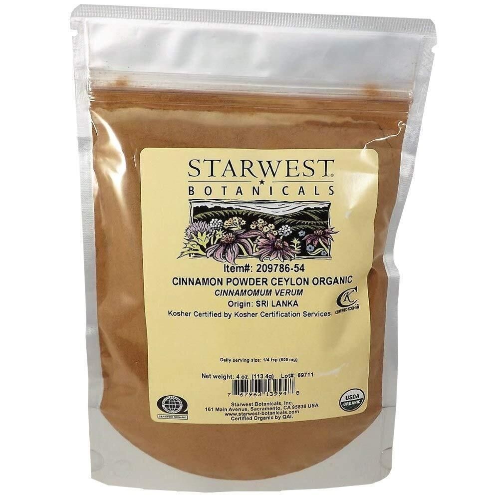 Starwest Botanicals [해외] 시나몬 파우더 실론 113.4g4온스 [호환]