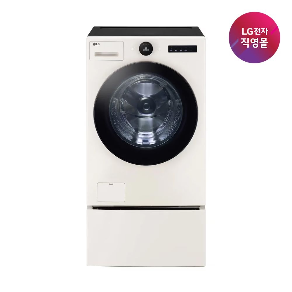 LG전자 [LG전자 직영] LG 트롬 세트모델 FX25ENR+FX4EC (드럼세탁기+미니워시)
