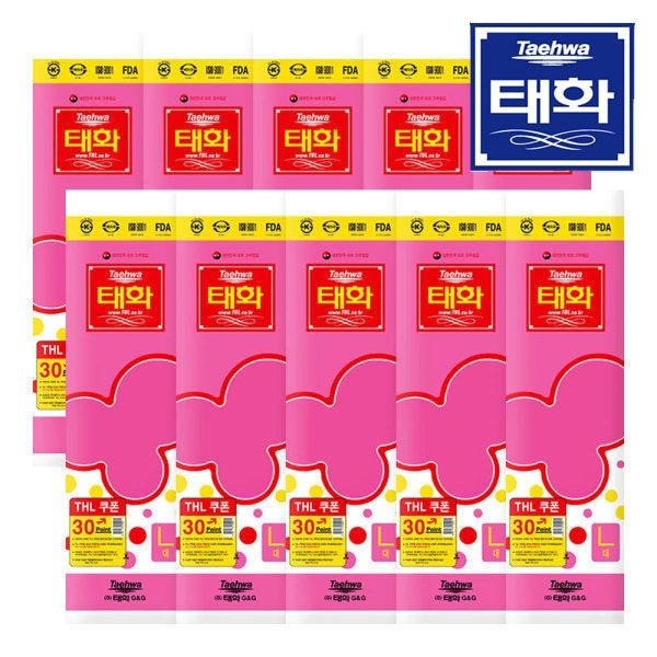 태화 고무장갑 대형 L대 1켤레 X 10개
