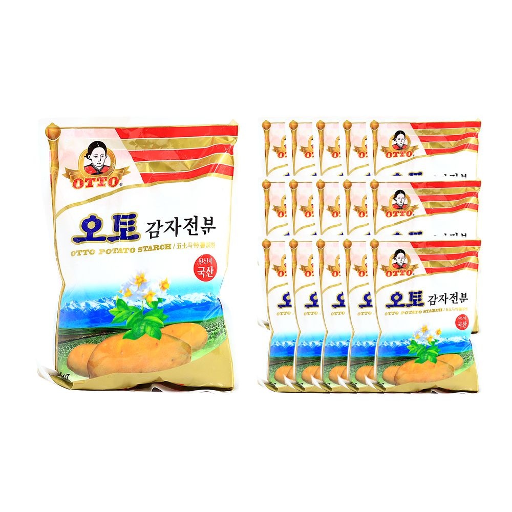 서룡산업식품 오토 감자전분 1kg-국산100% 한박스 (1kg x 15ea)