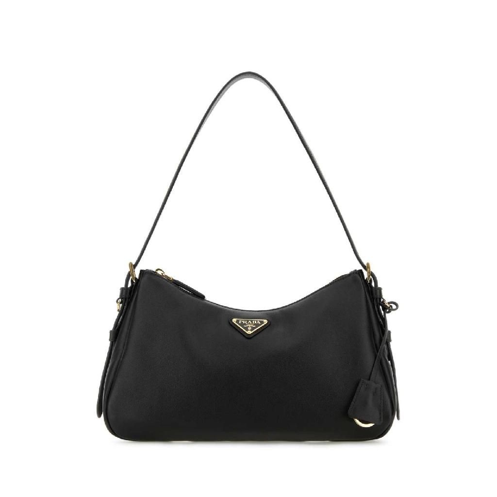 프라다 [X45]프라다 1BC229VLVM2CYS F0002 Black leather medium AimAe shoulder bag 여성 크로스백 숄더백 미니백 탑핸들백