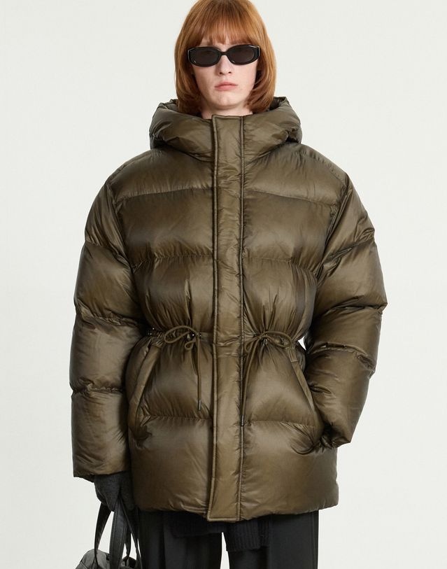 TNGT City Climber European-goose Down Parka (Olive Khaki) TNJU5F202K2