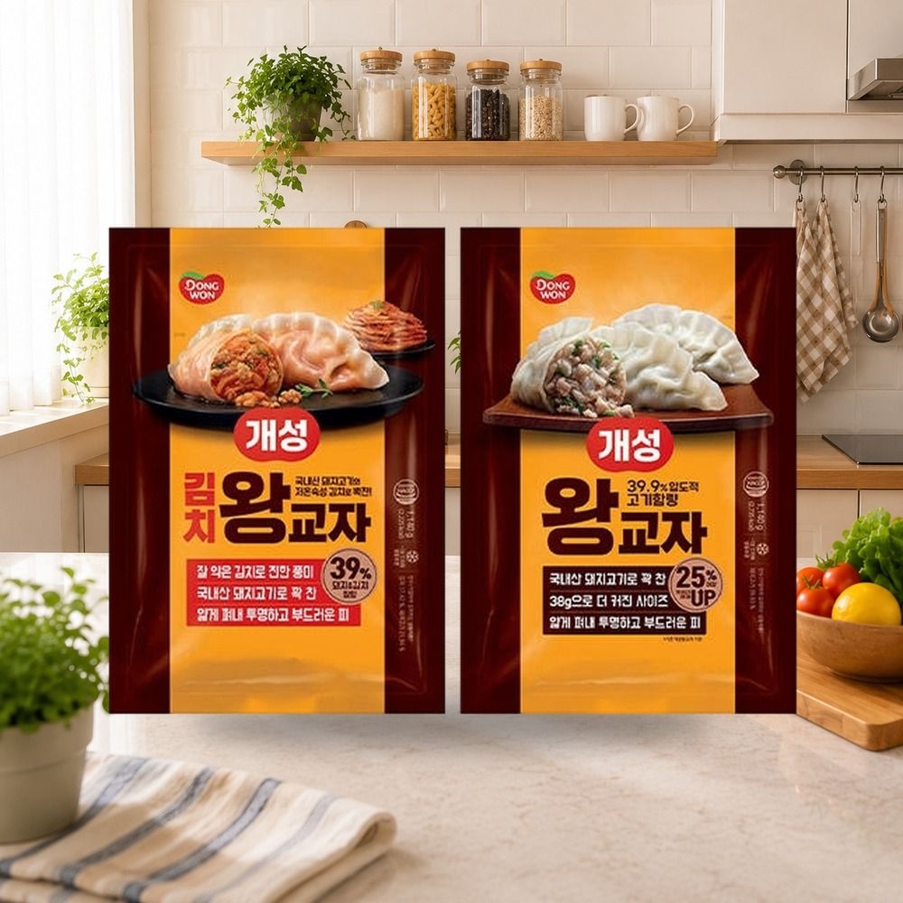동원 개성김치왕교자 1140g 1개 + 개성왕교자 1140g 1개