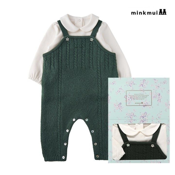 [롯데백화점] 밍크뮤 GN 크리스마스 니트우주복 36C1360201 36C13-<b>602-01</b> 26FW 출산백일돌선물