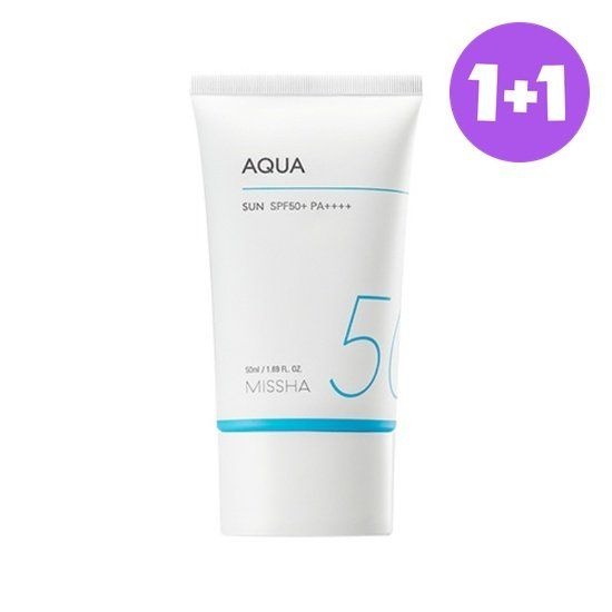 미샤 [1+ 1][정가 34,000원]올 어라운드 세이프 블록 아쿠아선 SPF50＋/PA＋＋＋＋50ml