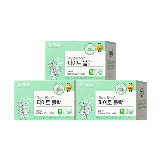 닥터파이토 삼백초추출물 파이토블락 3박스(30회분)