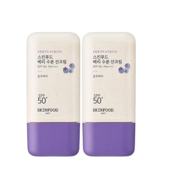 수분물떡선/화잘먹 스킨푸드 베리 수분 선크림 더블기획