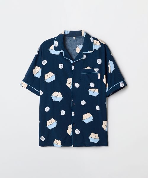 스파오 [망그러진곰] 망고미 반팔 파자마(NAVY)_SPPPG25U03