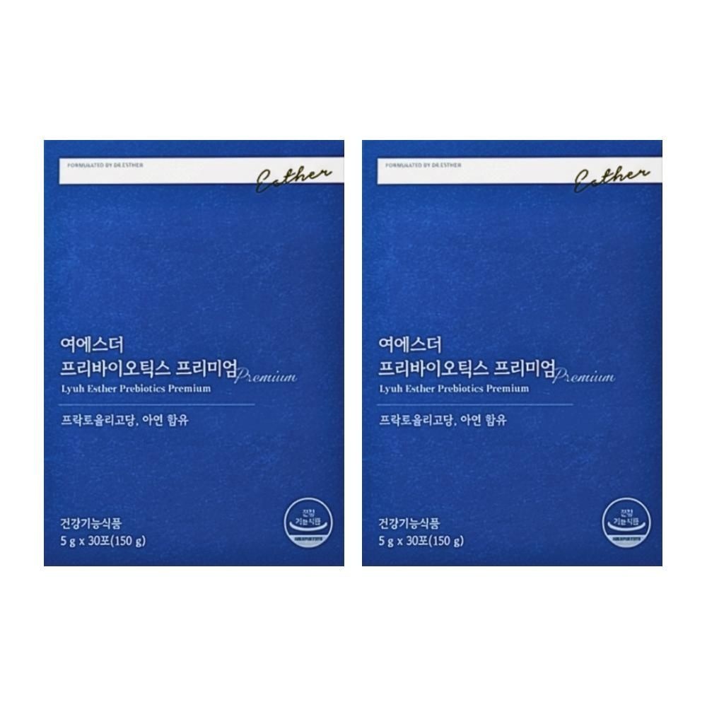 [오늘출발] 프리바이오틱스 프리미엄 여에스더 여예스더 여예스다 엘프롤린 여에스터 초유단백분말 2개 DJ