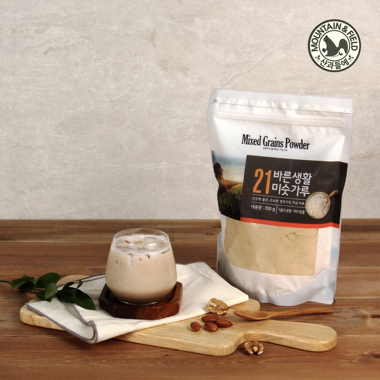 [롯데백화점] 산과들에 바른생활미숫가루 700g x 7봉 (선식 식사대용쉐이크)