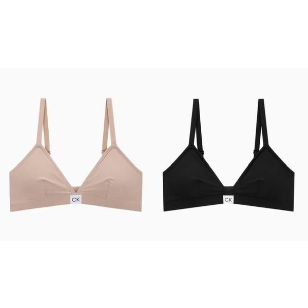 [매장정품] 캘빈클라인 CALVIN KLEIN Underwear 여성 마이크로 립 트라이앵글 브라렛 2종 택 1(QP3358O-UB1,7NS) 5XBNABU EKSAT70