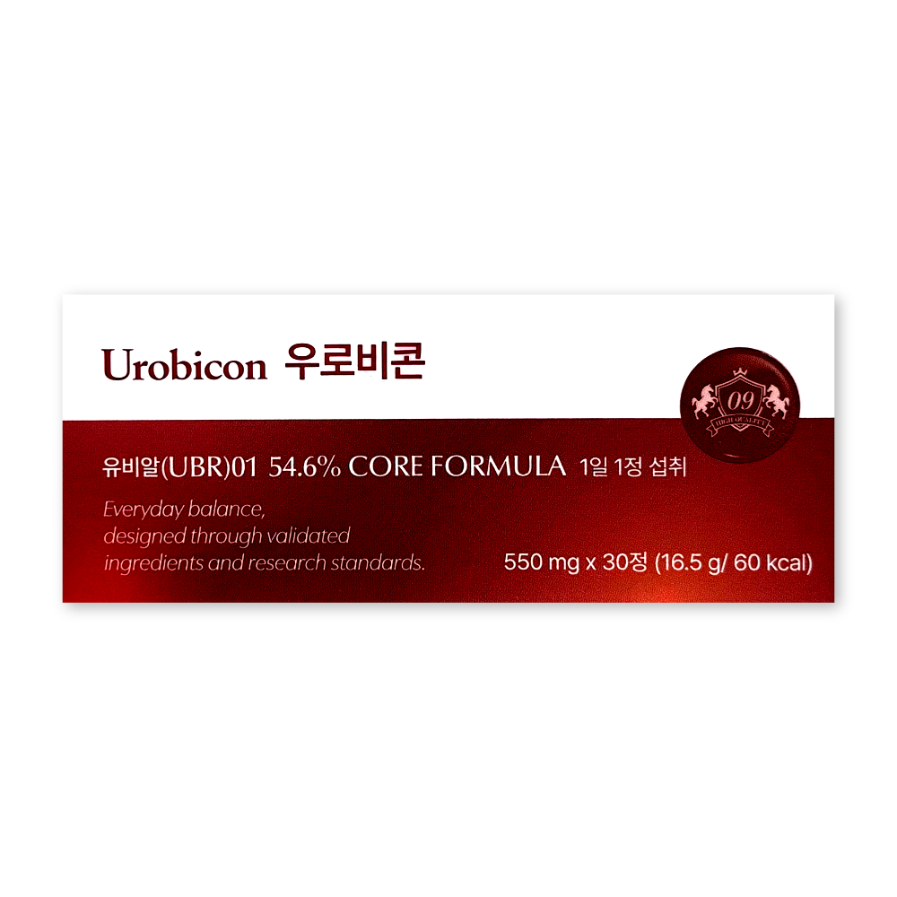 퓨렉신 우로비콘 550mg X 30정 1박스 Urobicon 유비알 UBR01