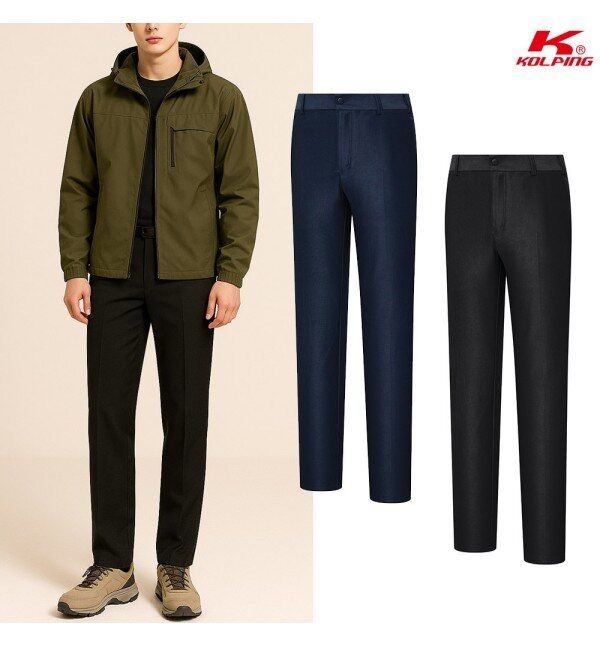 콜핑 [패션플러스][콜핑]콜핑 남성 겨울 극세사플리스 보온 방풍 동계 등산 바지 KSC954SP4M