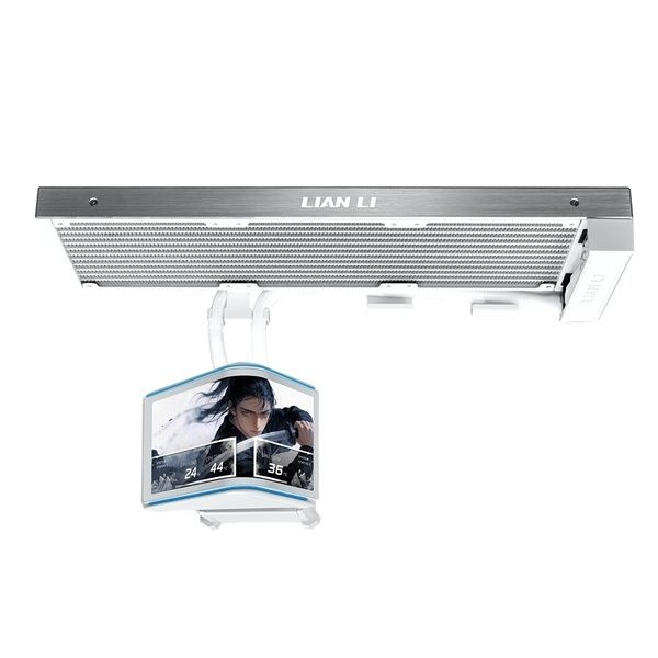 LIAN LI HydroShift II OLED Curved 360 Fanless CPU쿨러 화이트