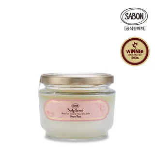 사봉 바디스크럽 그린로즈 320g +우드스쿱증정