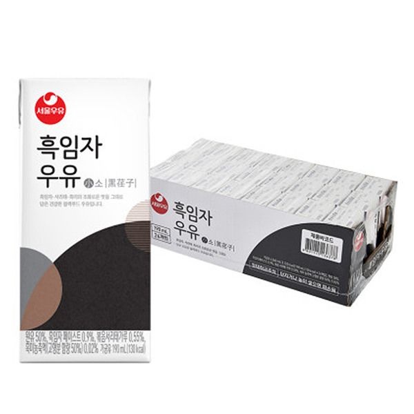 서울우유 [패션플러스][서울우유]흑임자우유 190mlx24개