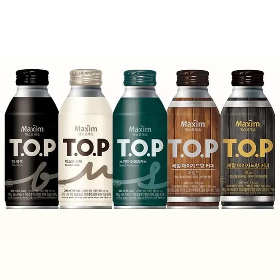 TOP 티오피 380ml x 24캔/블랙 스위트 라떼 택 1