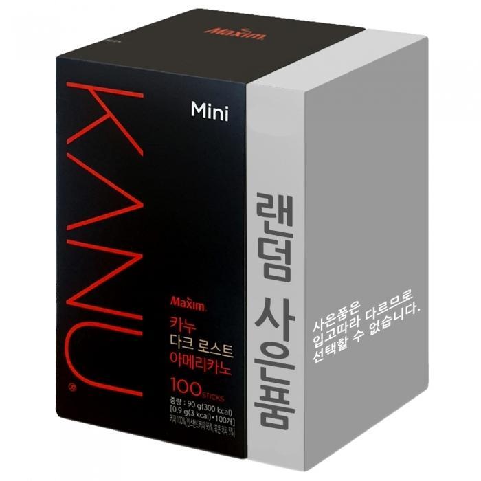 [오늘출발] 카누 다크로스트 아메리카노 미니 100T x 6개