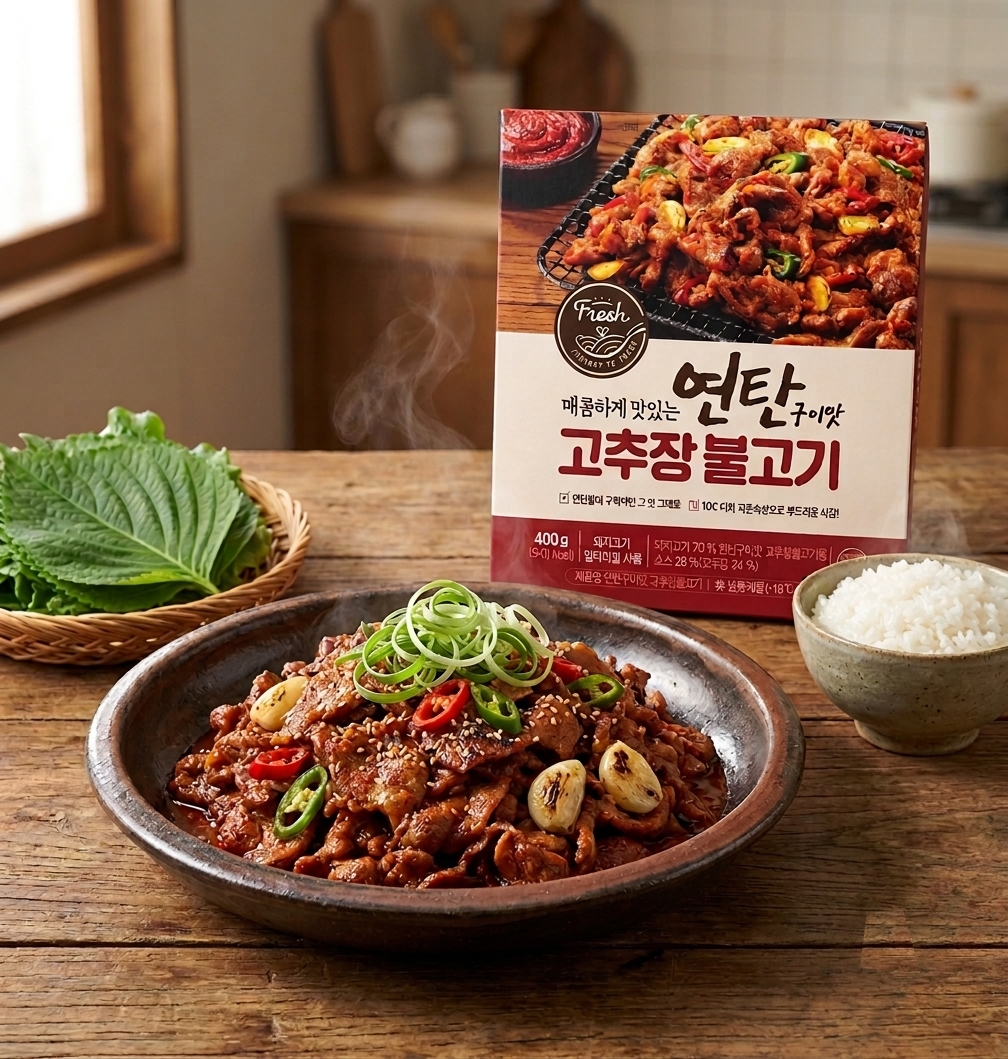 [아워홈] 연탄구이맛 고추장불고기 400g, 3개