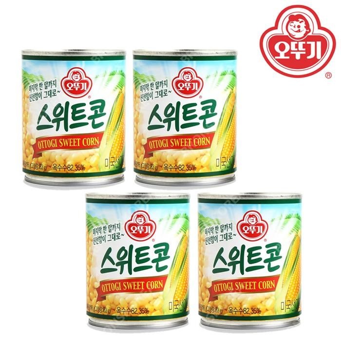 오뚜기 스위트콘 198g 4개 옥수수 샐러드 통조림 볶음밥