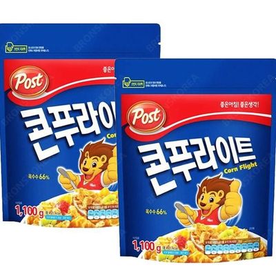 포스트 콘푸라이트 1100g X 2개 대용량 씨리얼 과자 간식