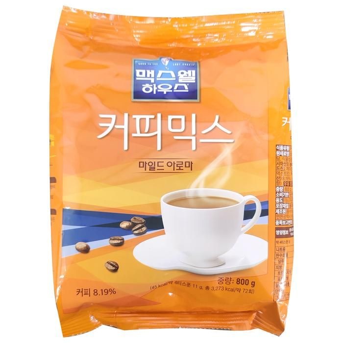 맥스웰하우스 마일드 아로마 커피믹스 자판기용 800g x 10봉