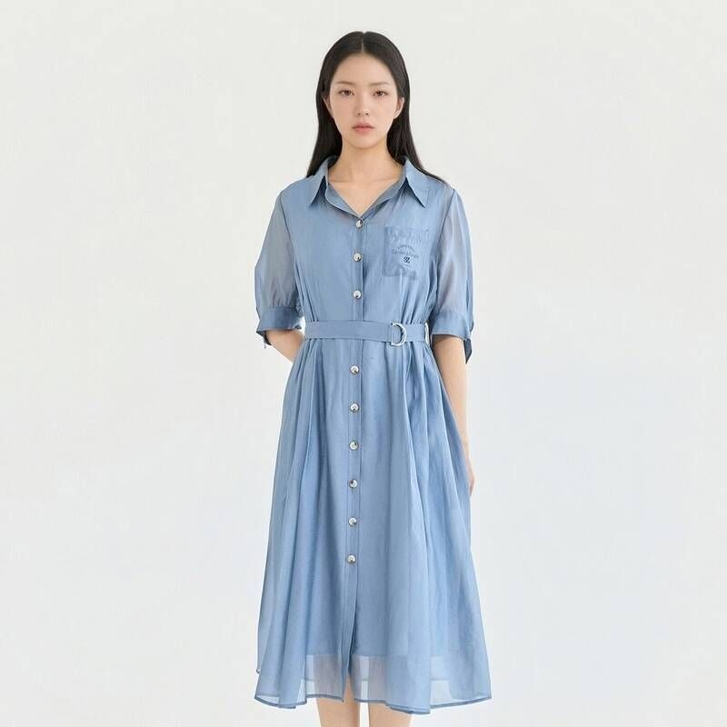 케네스레이디 케네스레이디 쉬어 셔츠 원피스 EWOPPH01 CMK208 CVN183