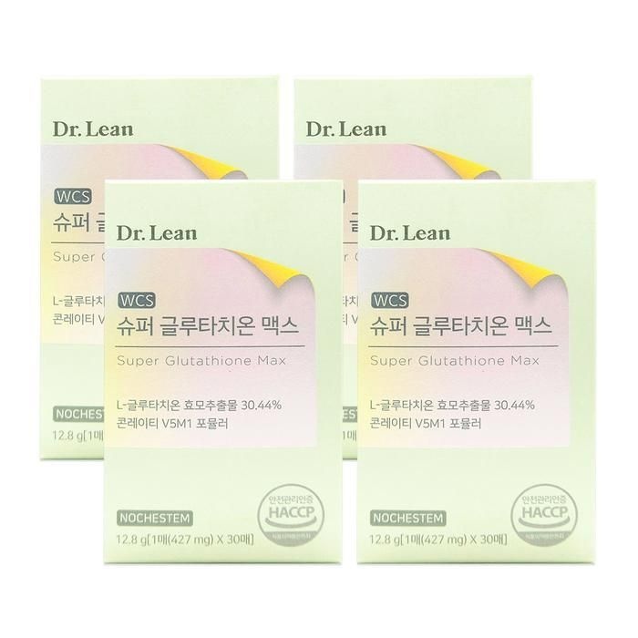 [오늘출발] 닥터린 슈퍼 글루타치온 맥스 427mg x 30매 x 4박스