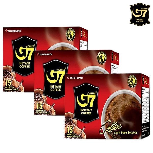 베트남 G7 블랙커피 2g 15개입 x3개