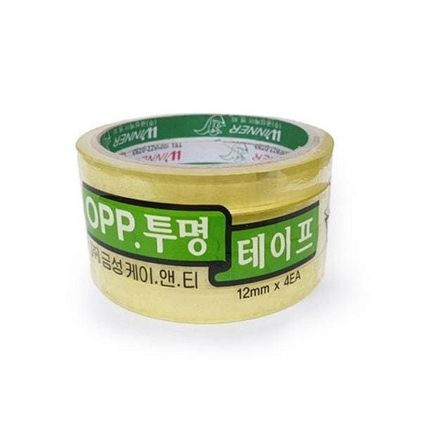 (현대Hmall) N 금성 투명 OPP 테이프 12mm x 25M 4개입