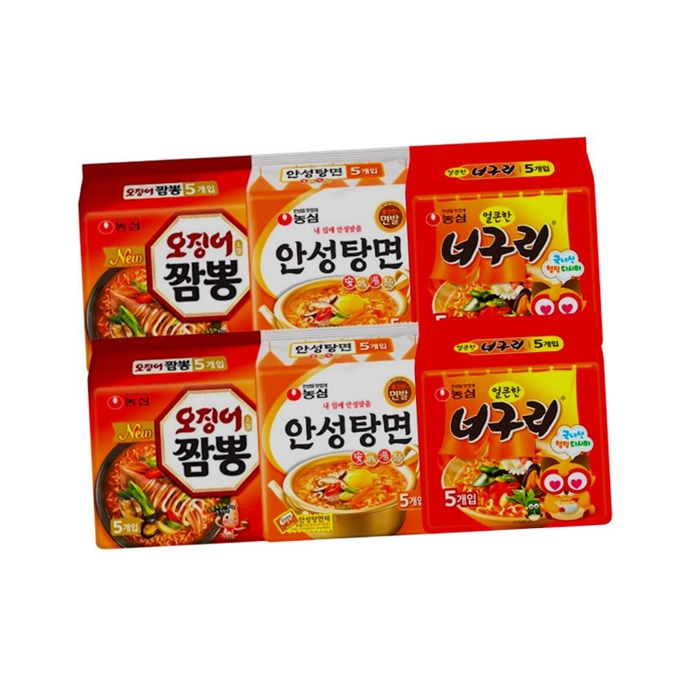 오징어짬뽕10개+너구리10개+안성탕면10개(총30개)