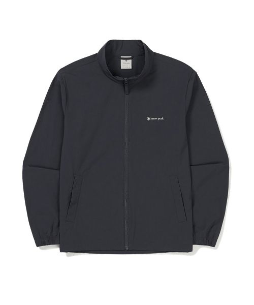 감성코퍼레이션 스노우피크 어패럴 씬테크 우븐 스탠드넥 바람막이 Charcoal Navy (S24MMSWB34)