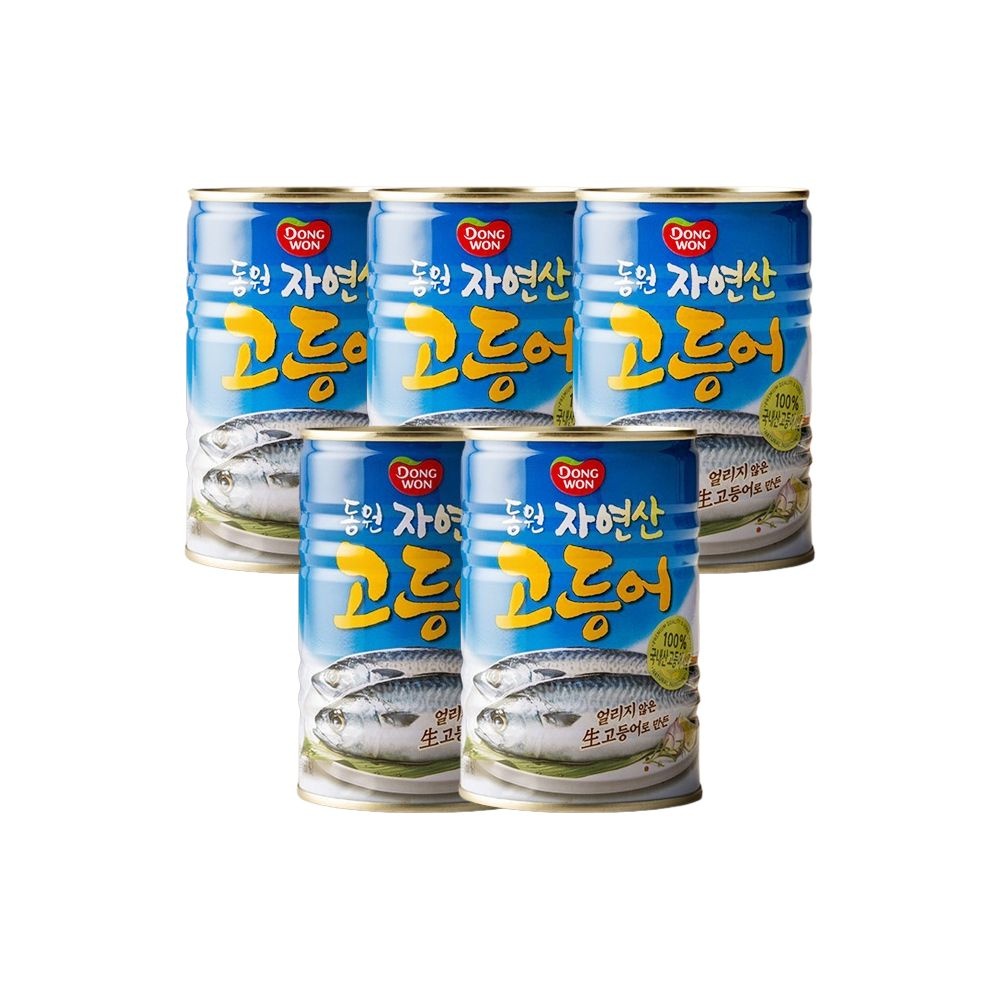 동원 고등어 통조림 300g x 5캔