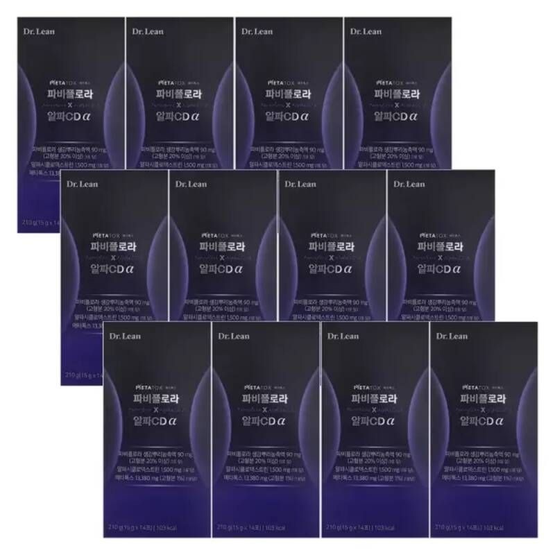 닥터린 파비플로라 알파CD 메타톡스 차 14포, 12개