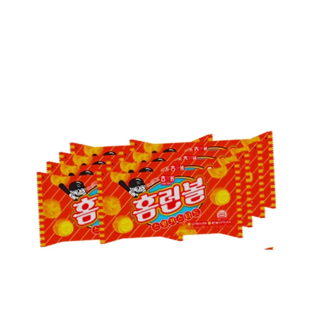 홈런볼 스윗 커스타드맛 4번들 x 4팩(41g 16개)